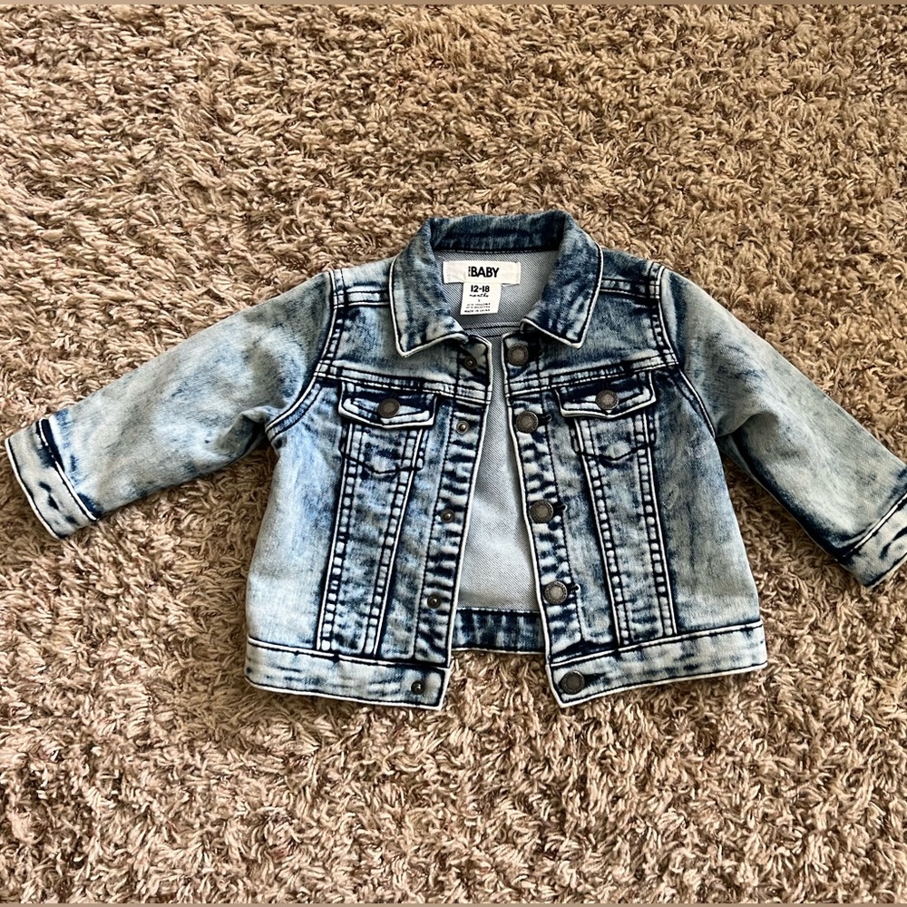 Cotton On Baby Acid Wash Jacket 12-18 Months